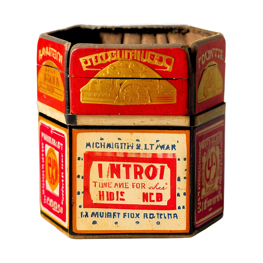 Vintage Matchbox Png Dew PNG Image