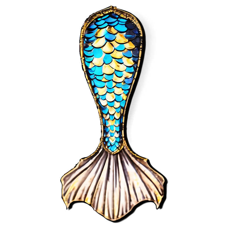 Vintage Mermaid Scales Png 06272024 PNG Image