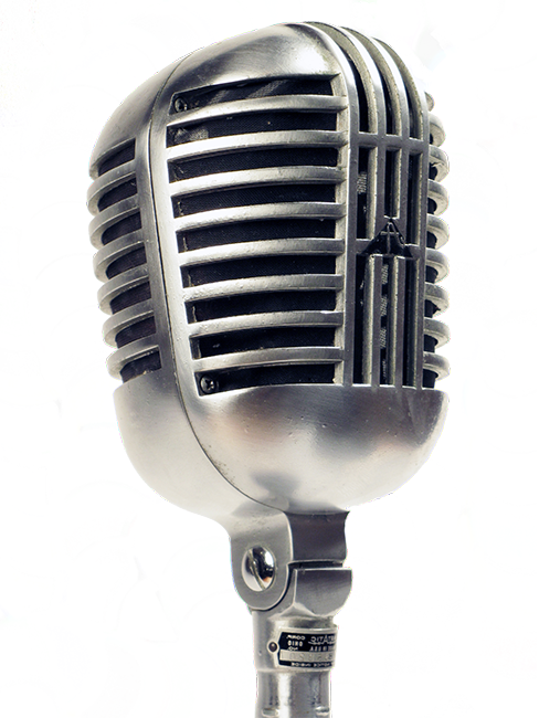 Vintage Microphone Classic Design PNG Image