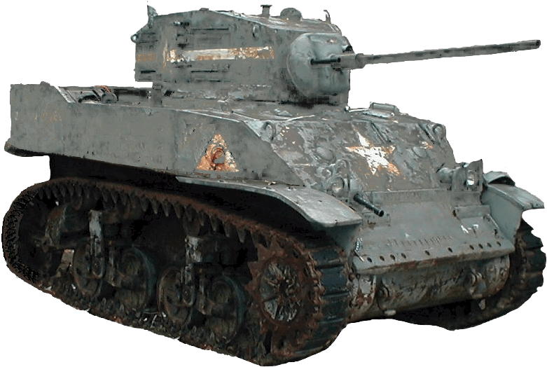 Vintage Military Tank Profile PNG Image