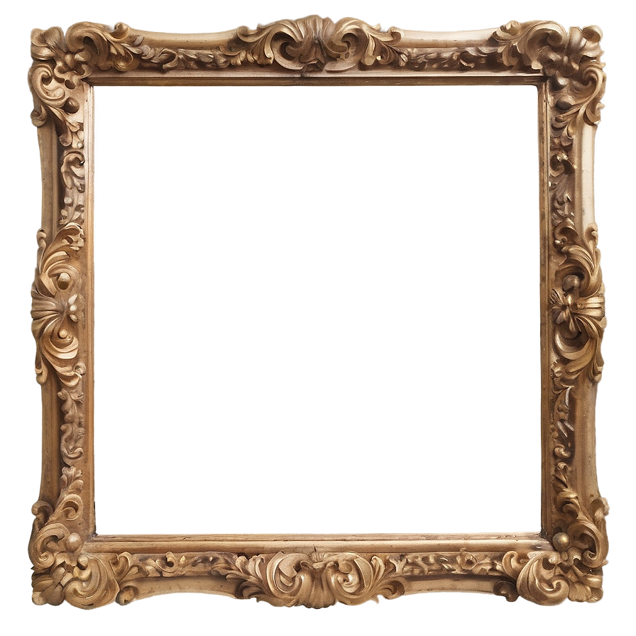 Vintage Mirror Frame Png Rvc PNG Image