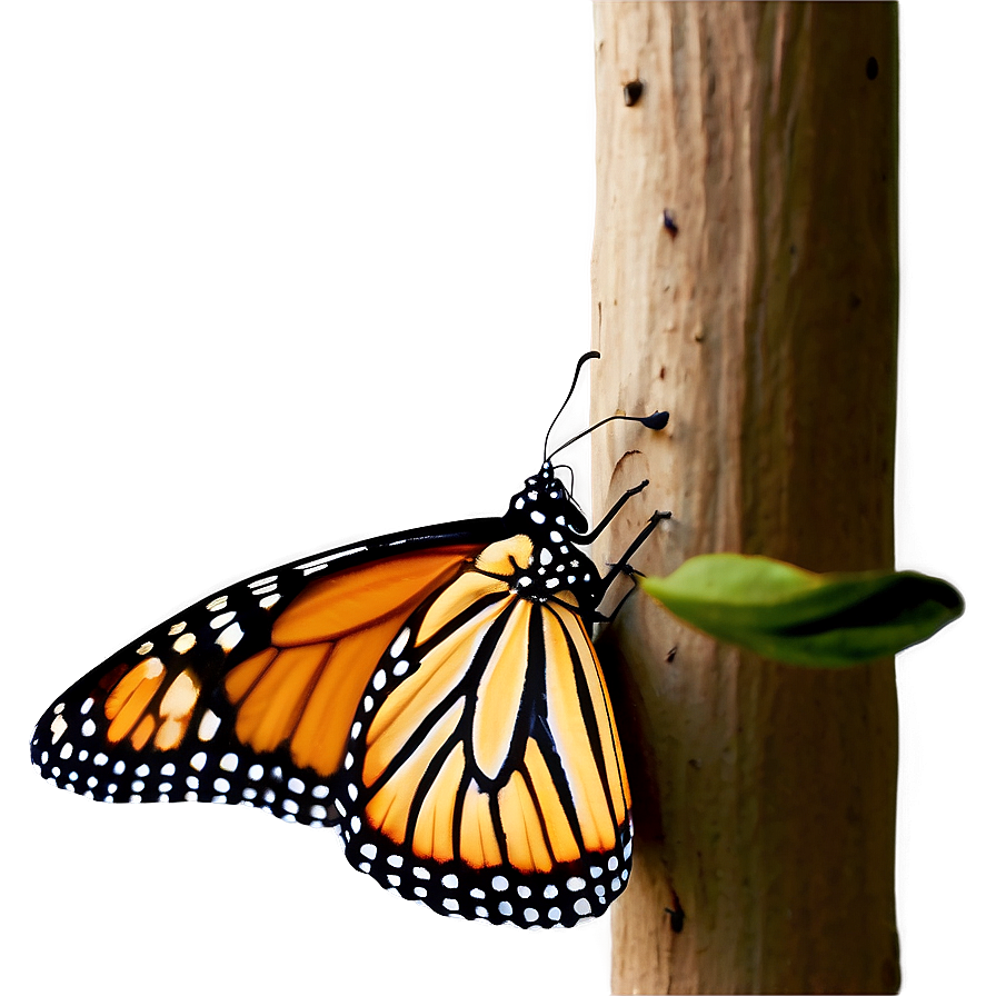 Vintage Monarch Butterfly Png Ojm43 PNG Image