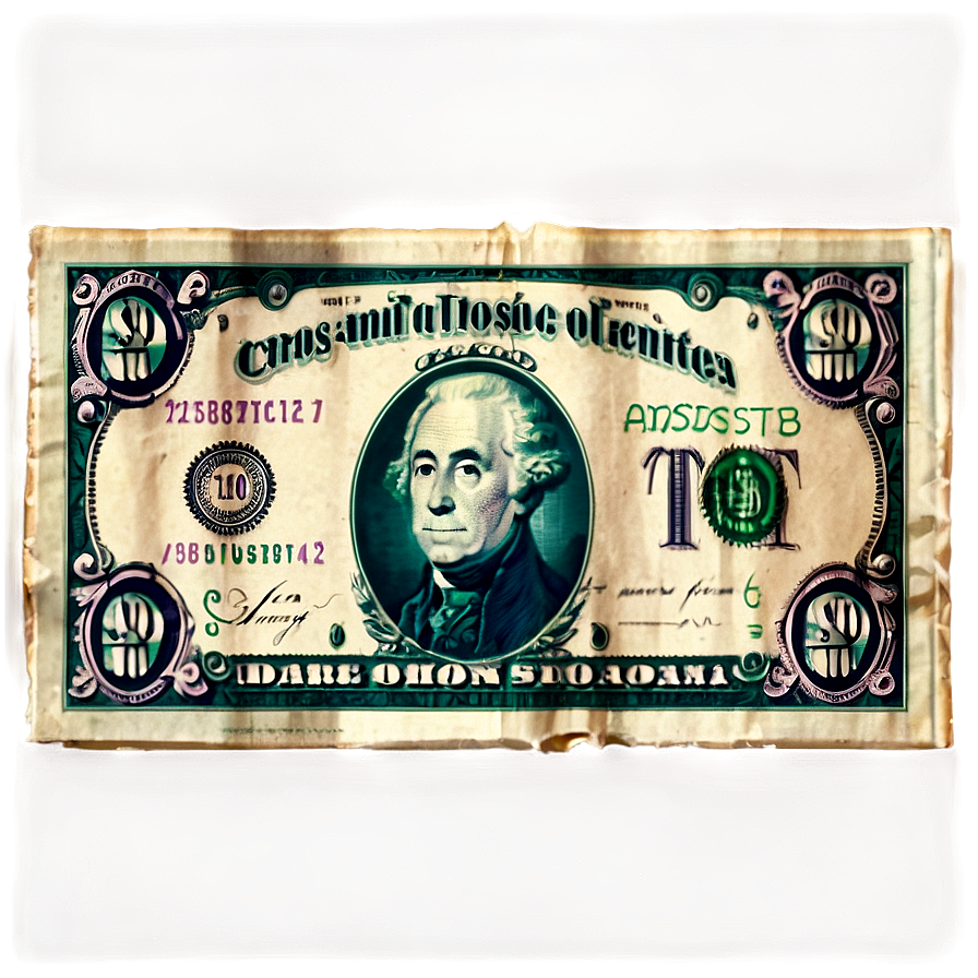 Vintage Money Sign Png 05252024 PNG Image