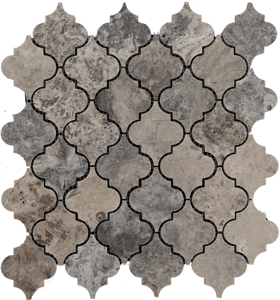 Vintage Moroccan Tile Pattern PNG Image