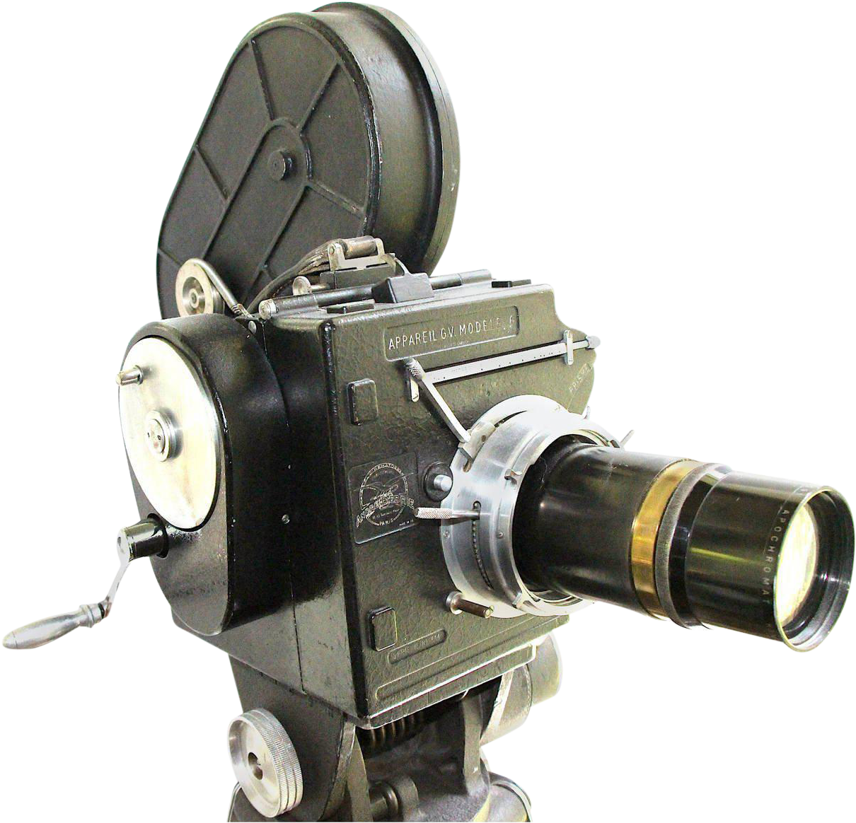 Vintage Movie Camera PNG Image