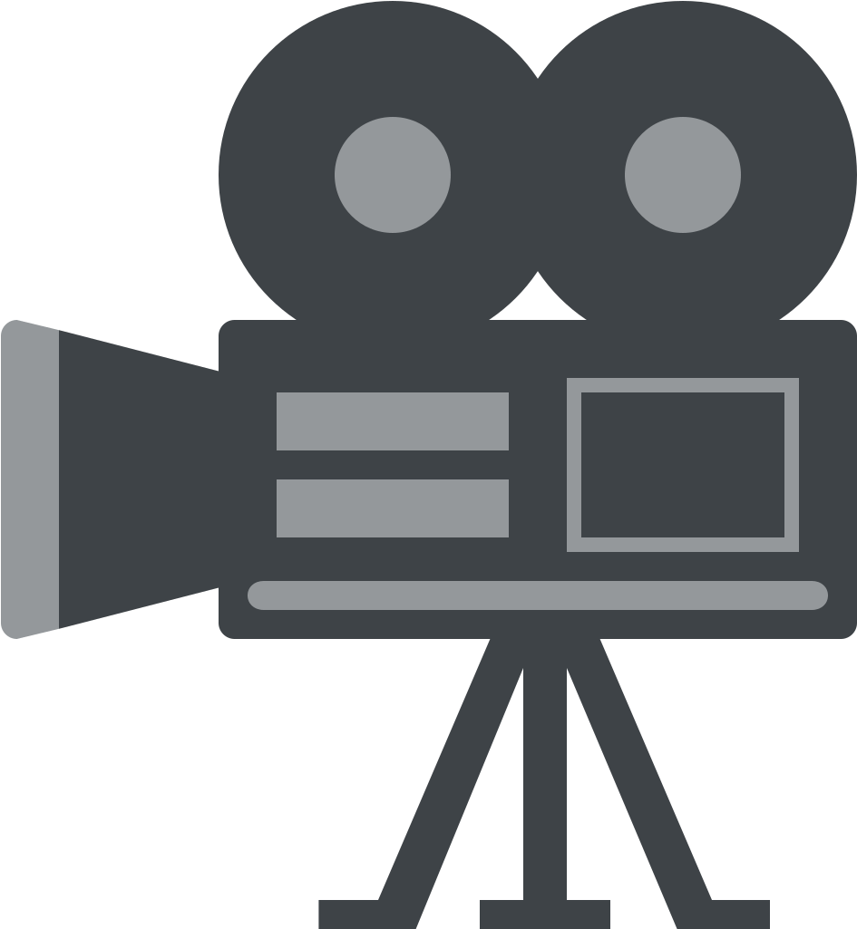 Vintage Movie Camera Icon PNG Image