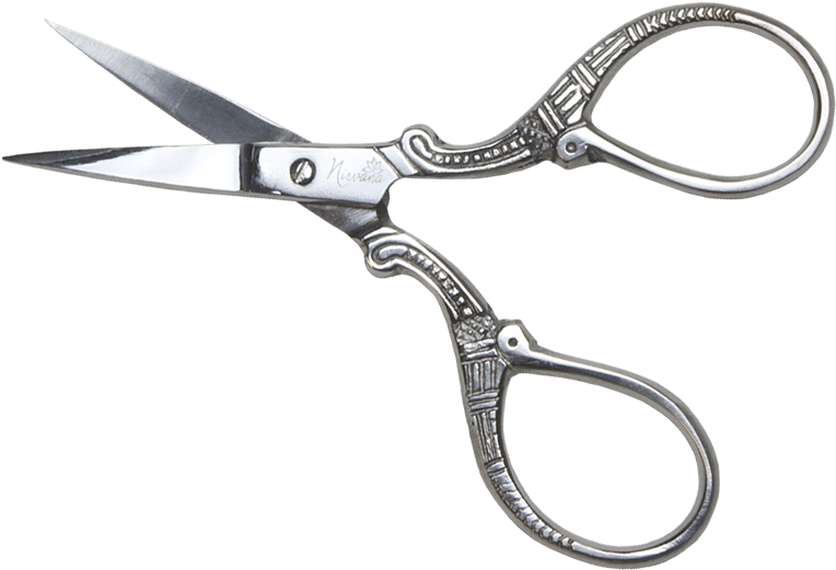 Vintage Ornate Scissors PNG Image