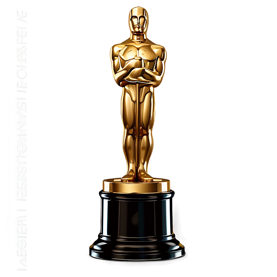 Vintage Oscar Statue Png Oeq PNG Image