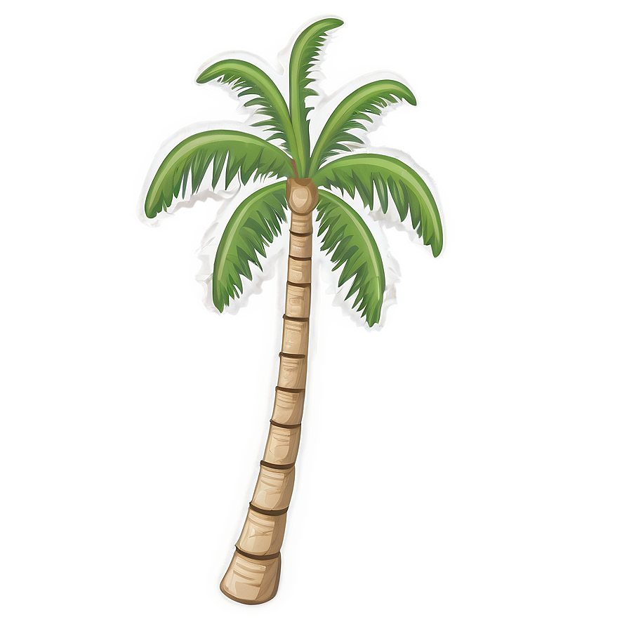 Vintage Palm Tree Emoji Png Tym PNG Image