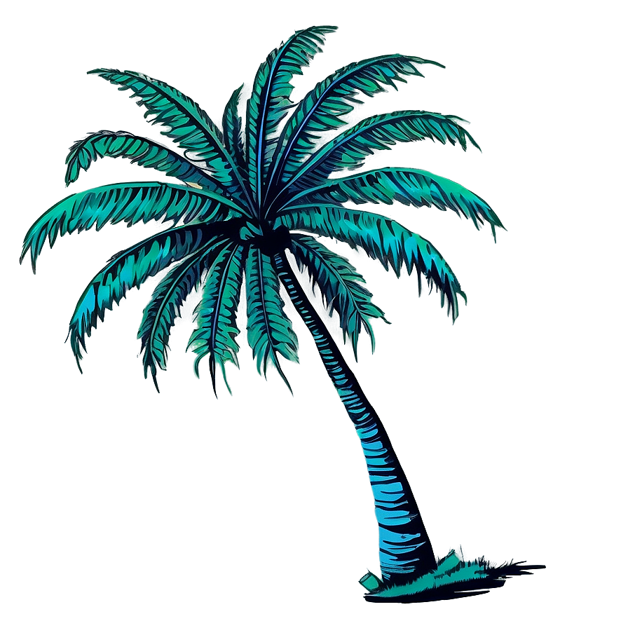 Vintage Palm Trees Png 05042024 PNG Image