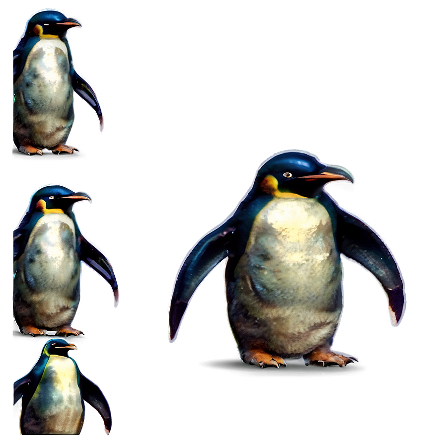 Vintage Penguins Png Efx PNG Image