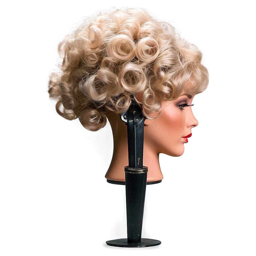 Vintage Perm Style Png Lxn PNG Image