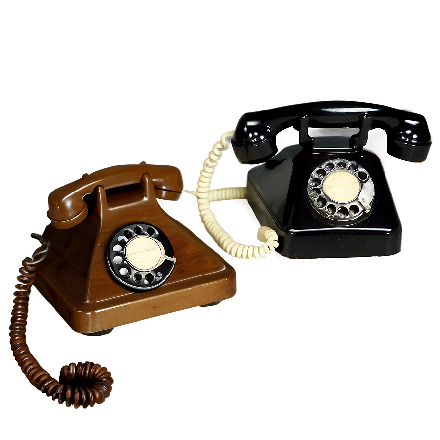 Vintage Phone Collection Png 74 PNG Image