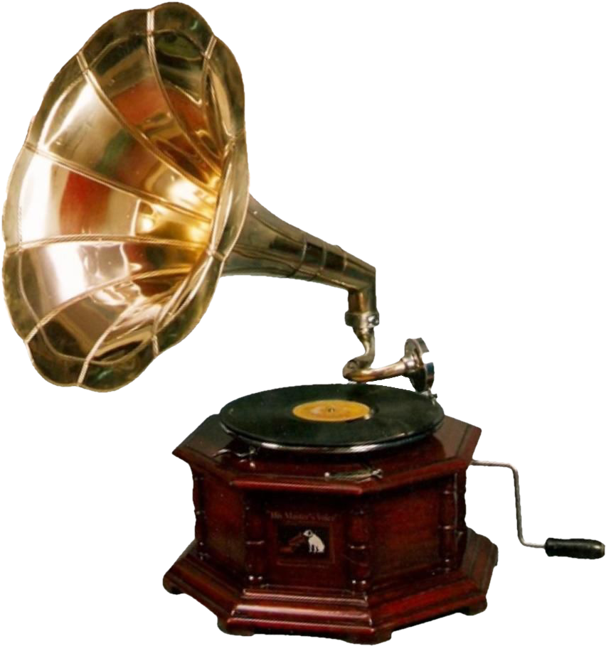 Vintage Phonograph Classic Design PNG Image