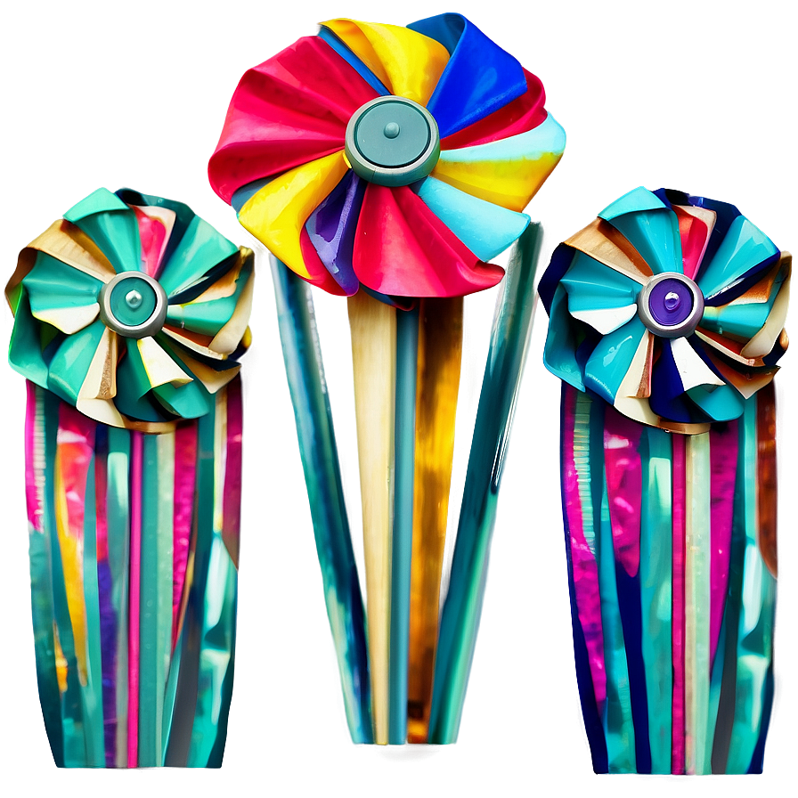 Vintage Pinwheel Collection Png Svb16 PNG Image