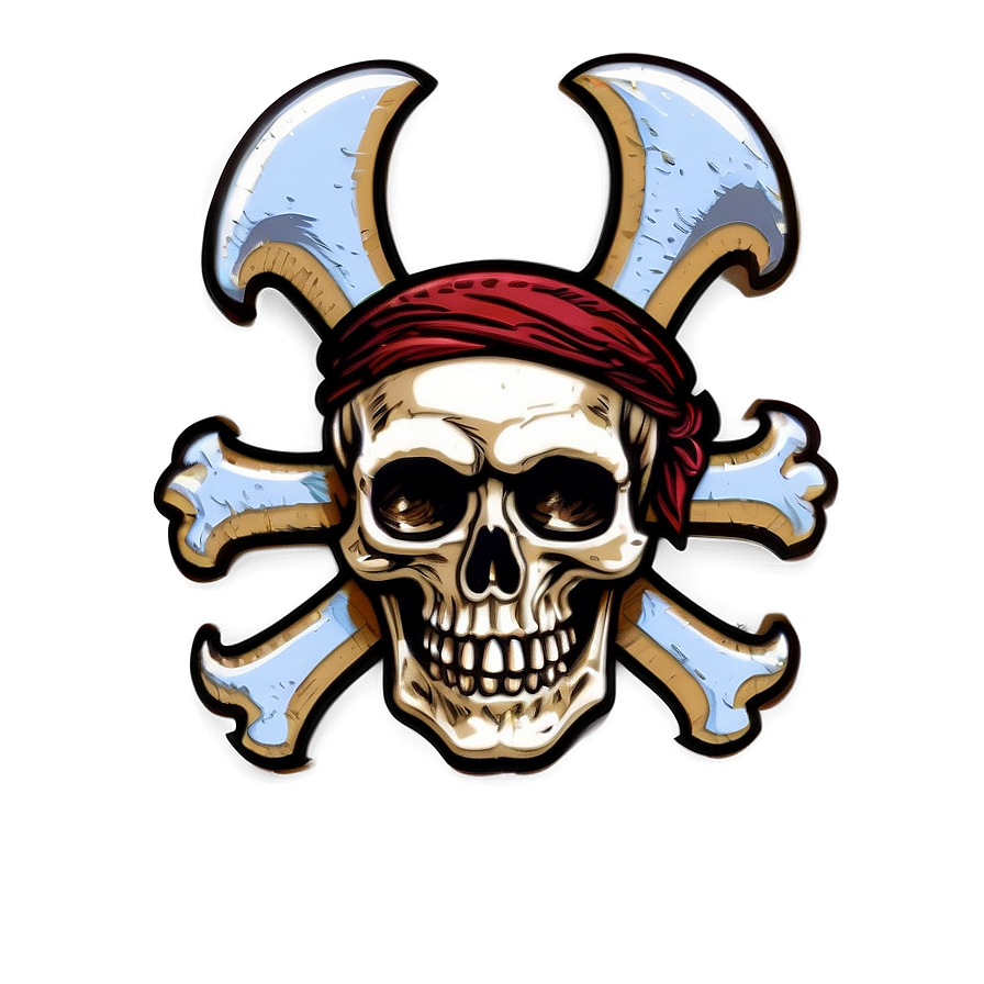 Vintage Pirate Emblem Png Lmk77 PNG Image