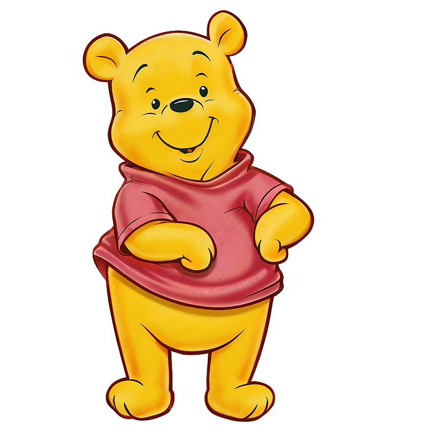 Vintage Pooh And Friends Png Htc PNG Image