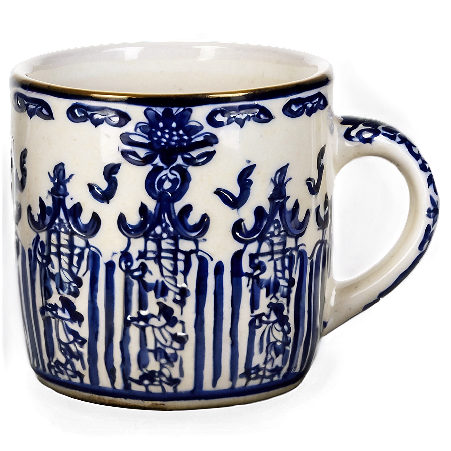 Vintage Porcelain Mug Png Lgs87 PNG Image