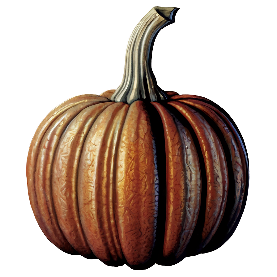 Vintage Pumpkin Clipart Png 06132024 PNG Image