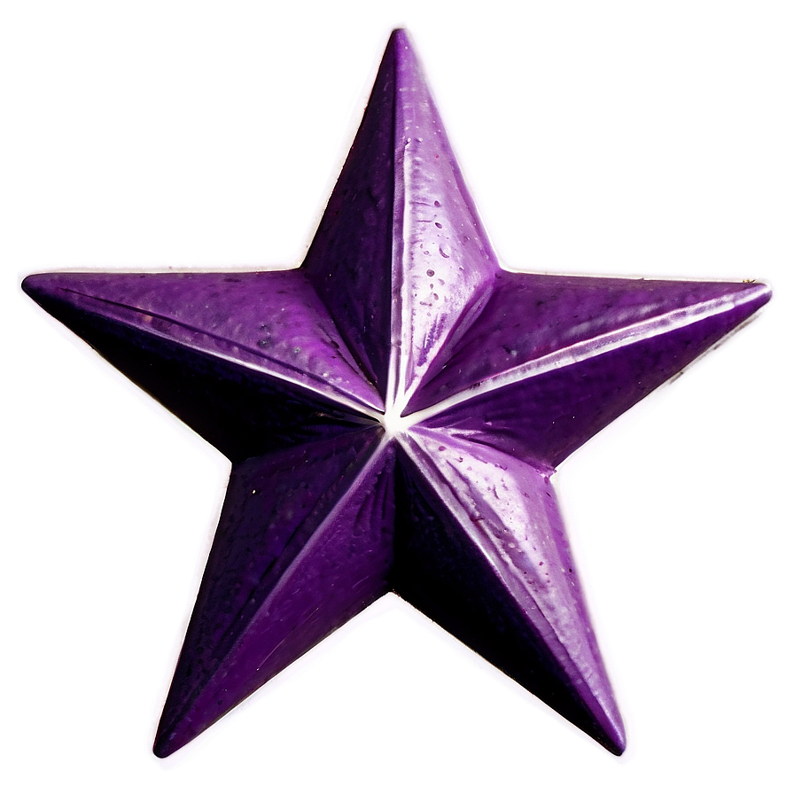 Vintage Purple Star Png 5 PNG Image