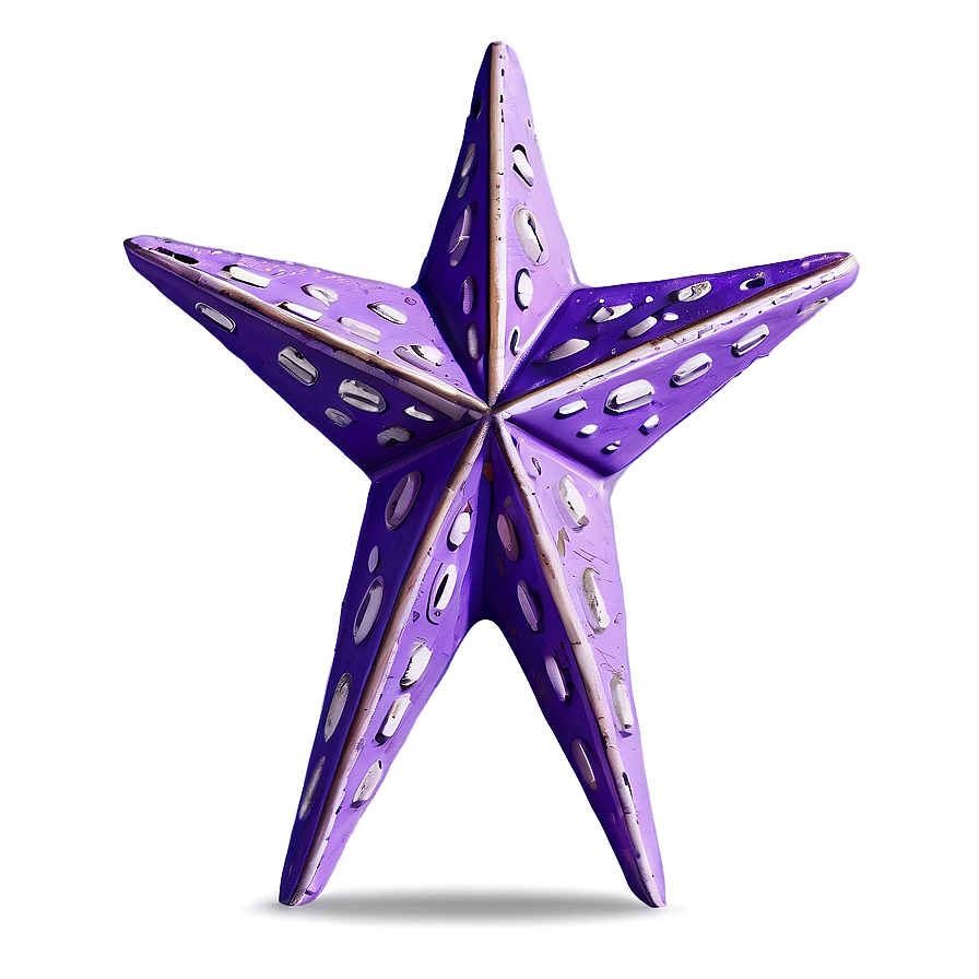 Vintage Purple Star Png 50 PNG Image