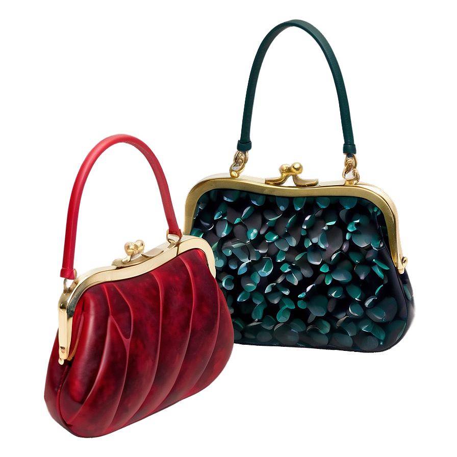 Vintage Purse Png Orn PNG Image