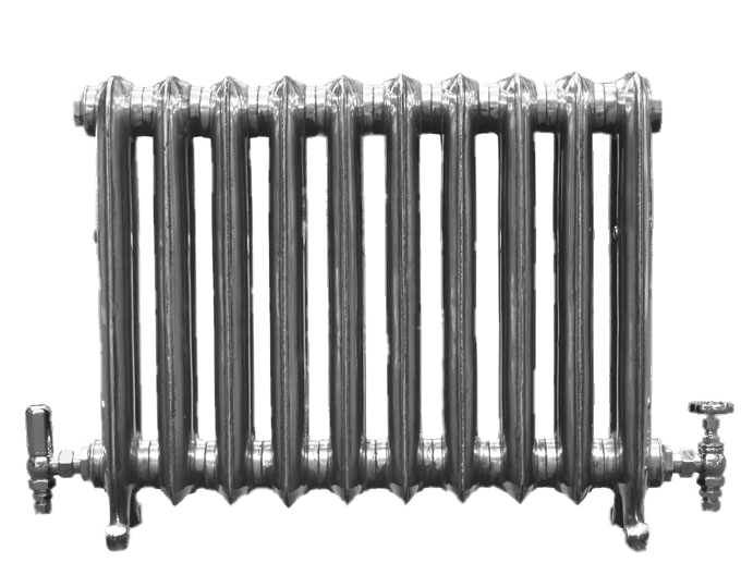 Vintage Radiator Black Background PNG Image