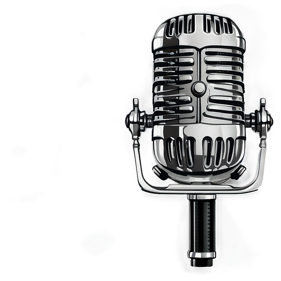 Vintage Radio Microphone Png Dxh60 PNG Image