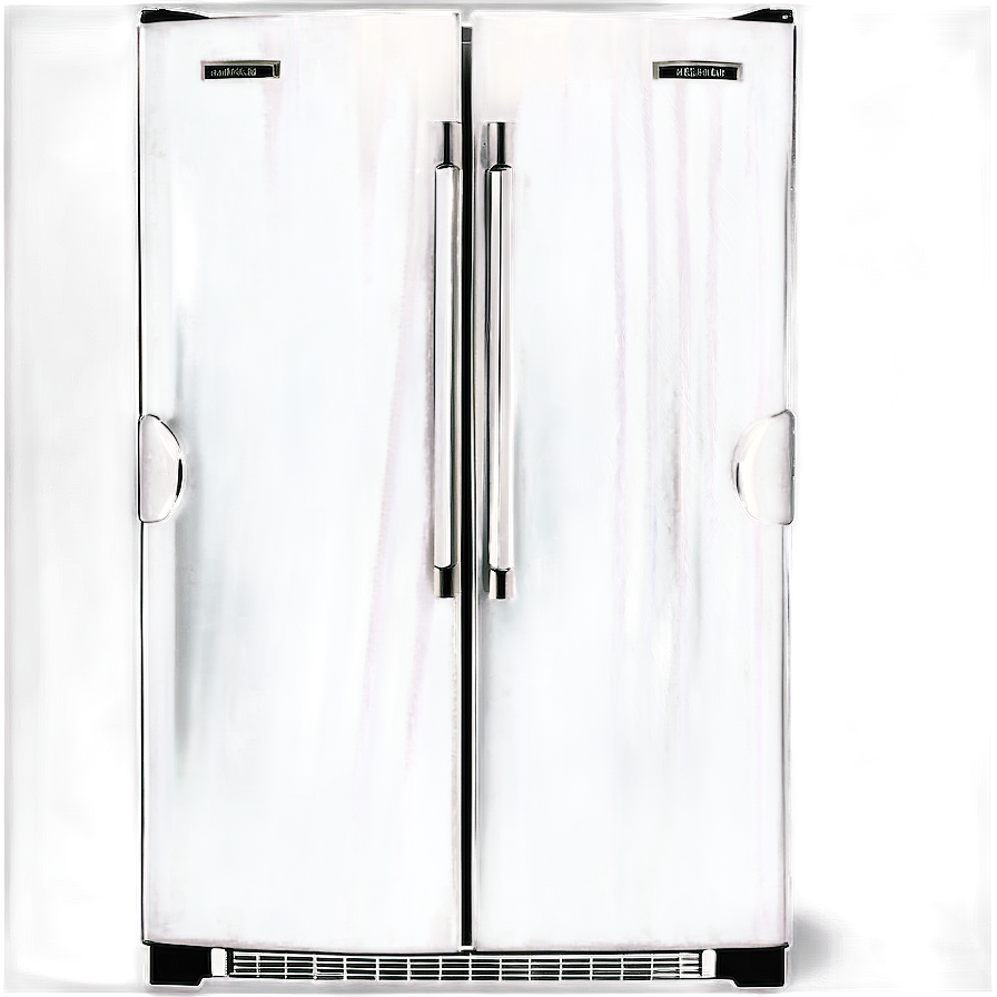 Vintage Refrigerator Png Qku45 PNG Image