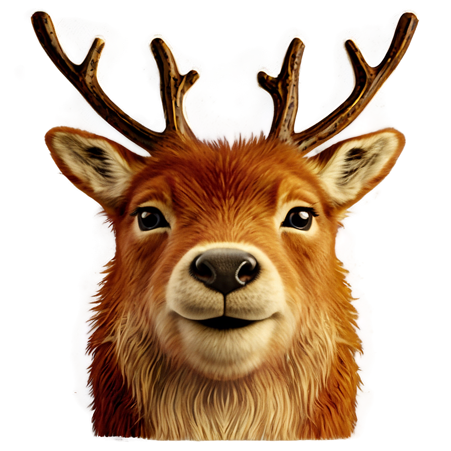 Vintage Reindeer Png 56 PNG Image