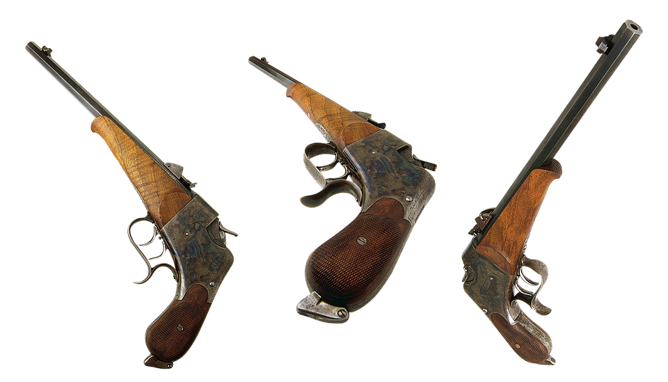 Vintage Revolver Collection PNG Image