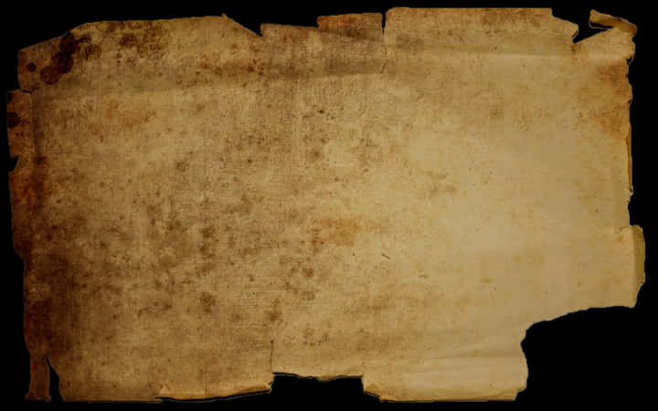 Vintage Ripped Paper Texture PNG Image