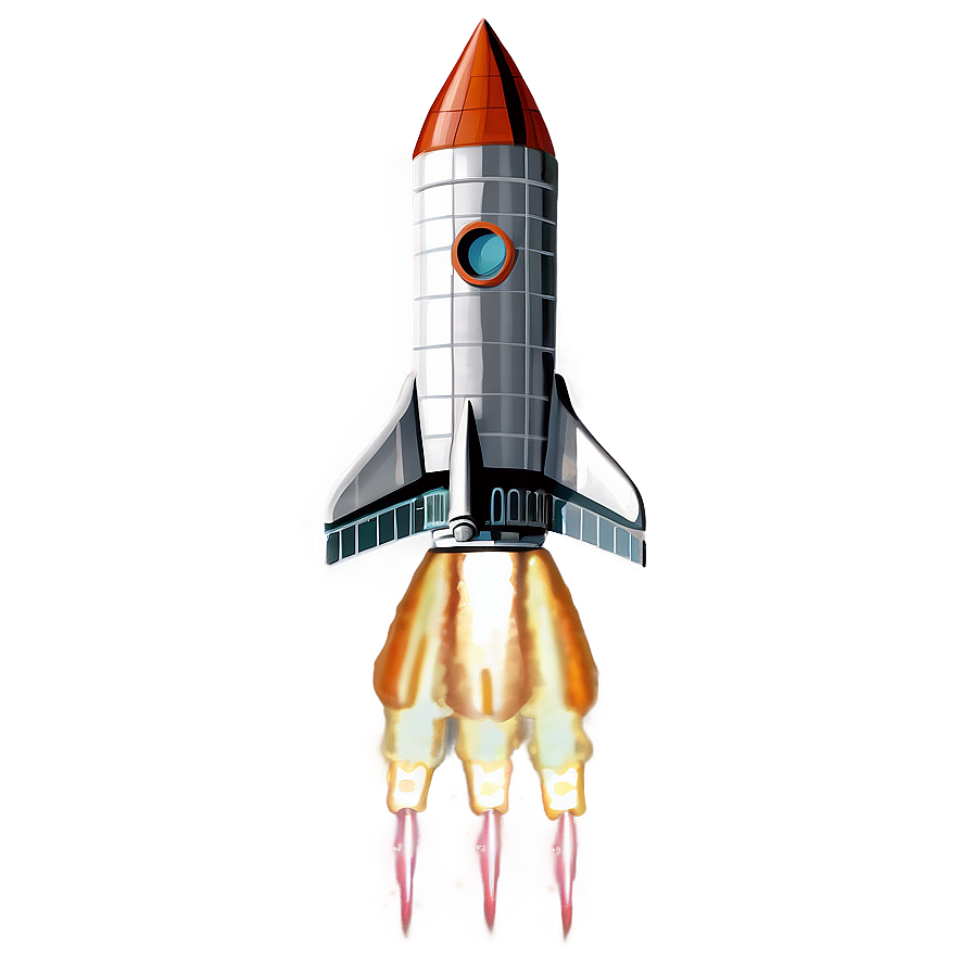 Vintage Rocket Png Qvr53 PNG Image