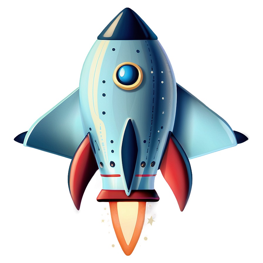 Vintage Rocketship Png Gvc PNG Image