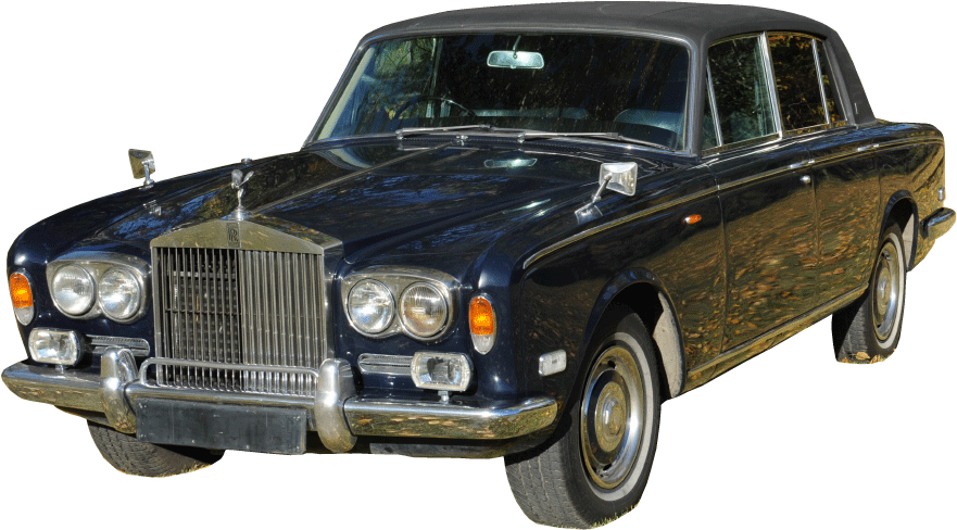 Vintage Rolls Royce Classic Car PNG Image