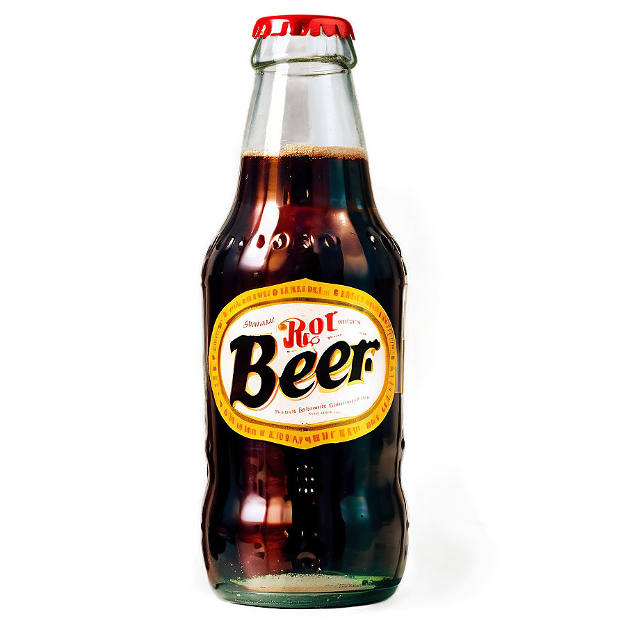 Vintage Root Beer Bottle Png Kgj62 PNG Image