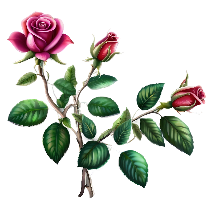 Vintage Rose Fantasy Png Nfq PNG Image