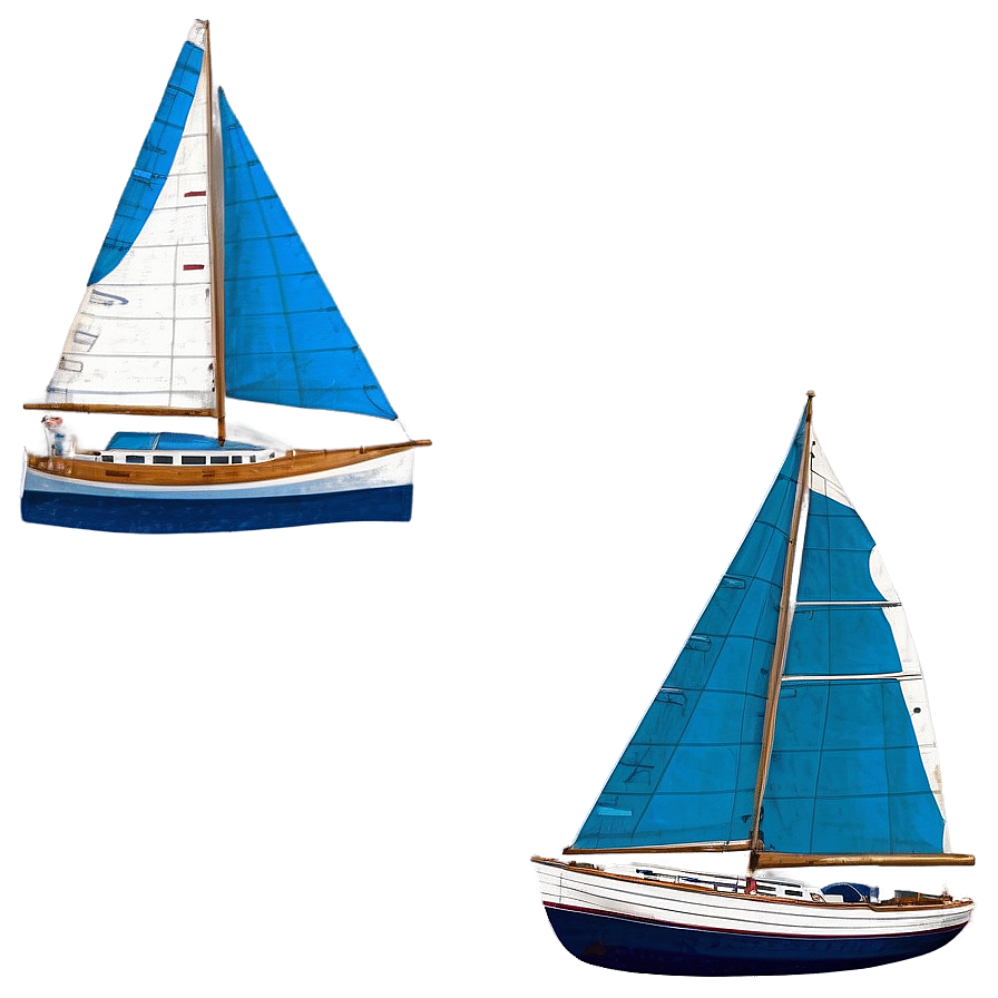 Vintage Sailboat Design Png 05242024 PNG Image