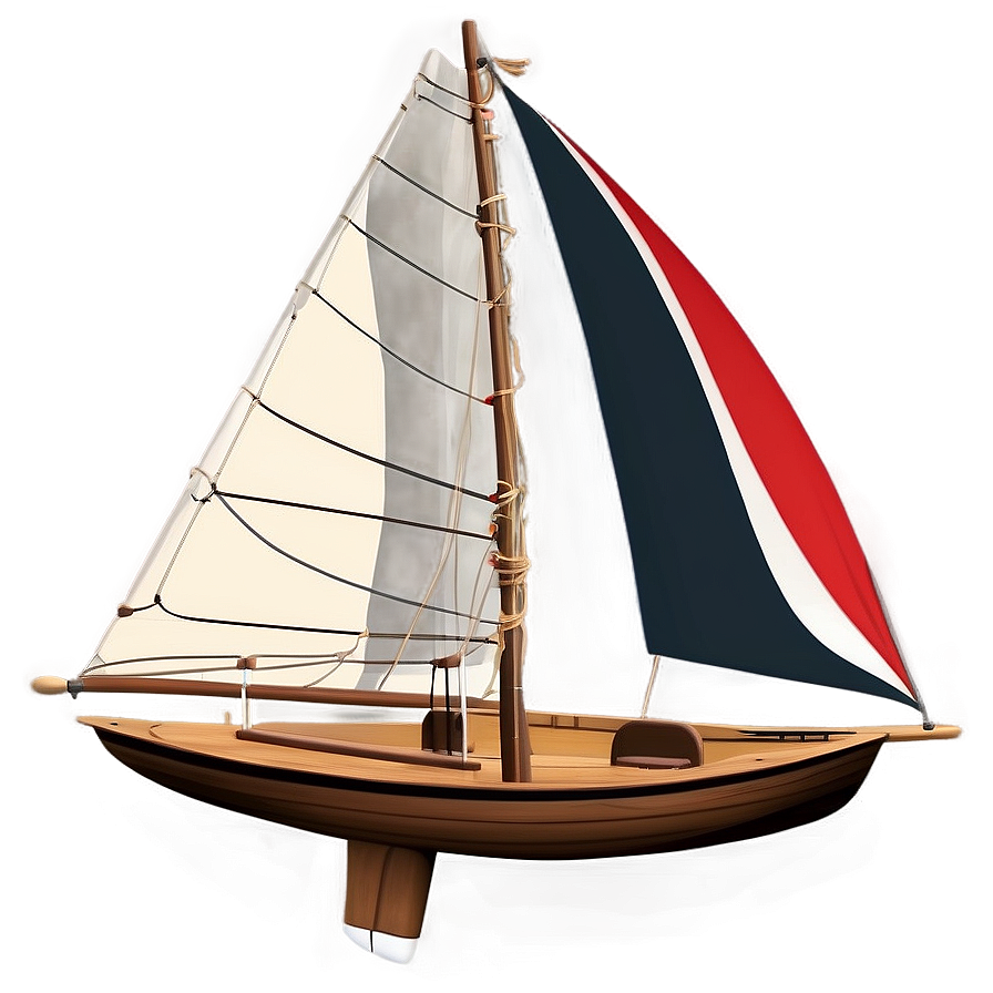 Vintage Sailboat Design Png 05242024 PNG Image