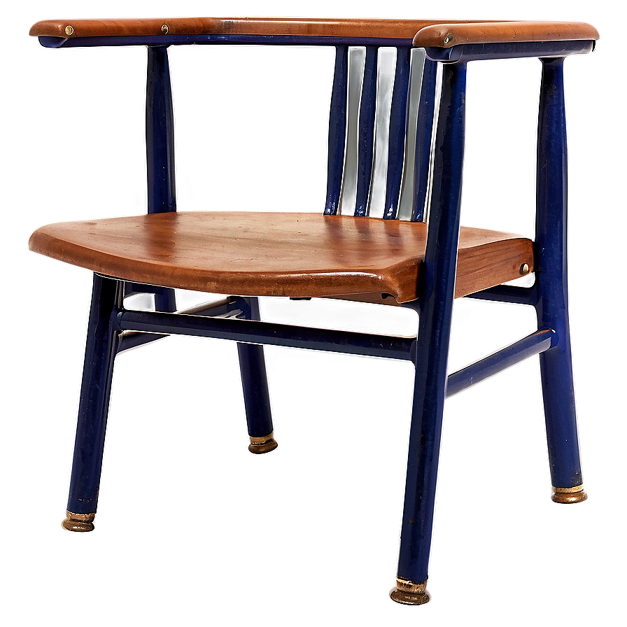 Vintage School Chair Png 06212024 PNG Image