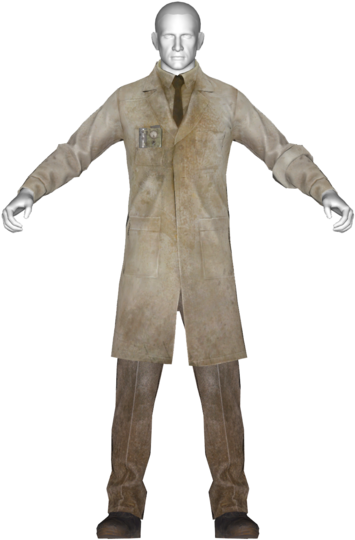 Vintage Scientist Mannequin PNG Image