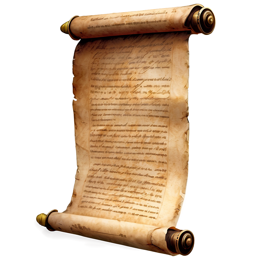 Vintage Scroll Parchment Png Mdm91 PNG Image