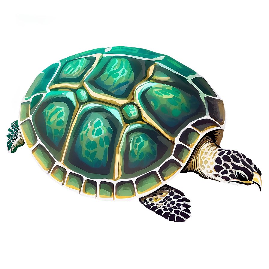 Vintage Sea Turtle Illustration Png Nwo93 PNG Image