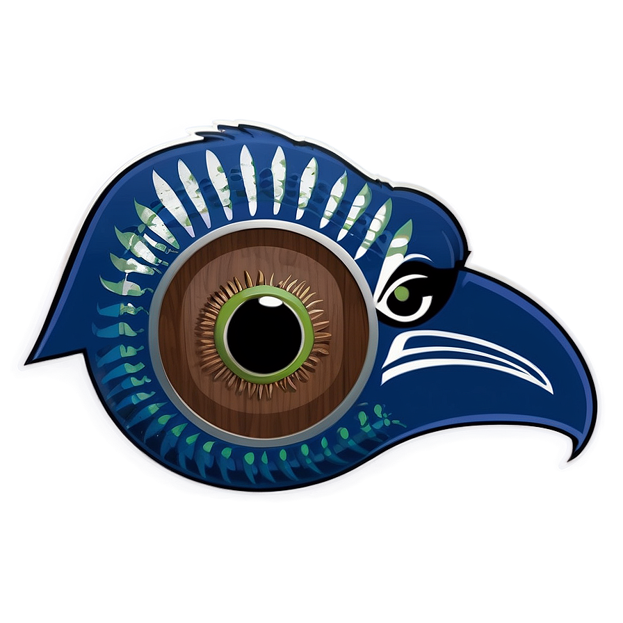 Vintage Seahawks Logo Png Deb PNG Image