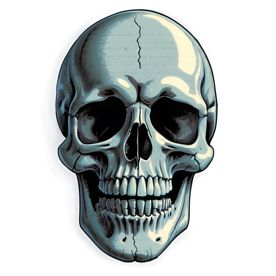 Vintage Skull Graphic Png C PNG Image