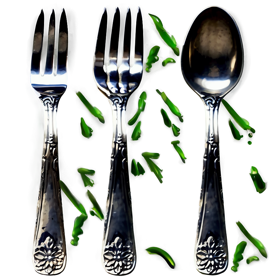 Vintage Spoon And Fork Png 06292024 PNG Image