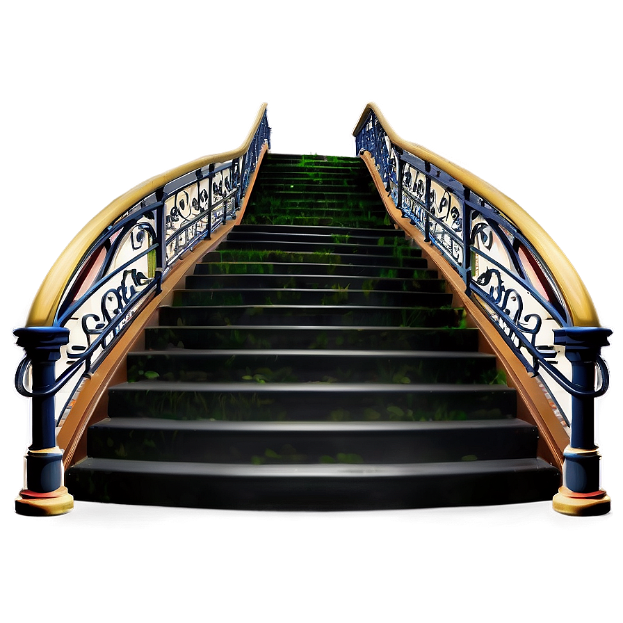 Vintage Staircase Png Yij PNG Image