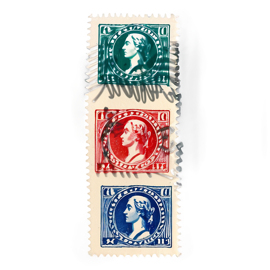 Vintage Stamp Digital Png 28 PNG Image