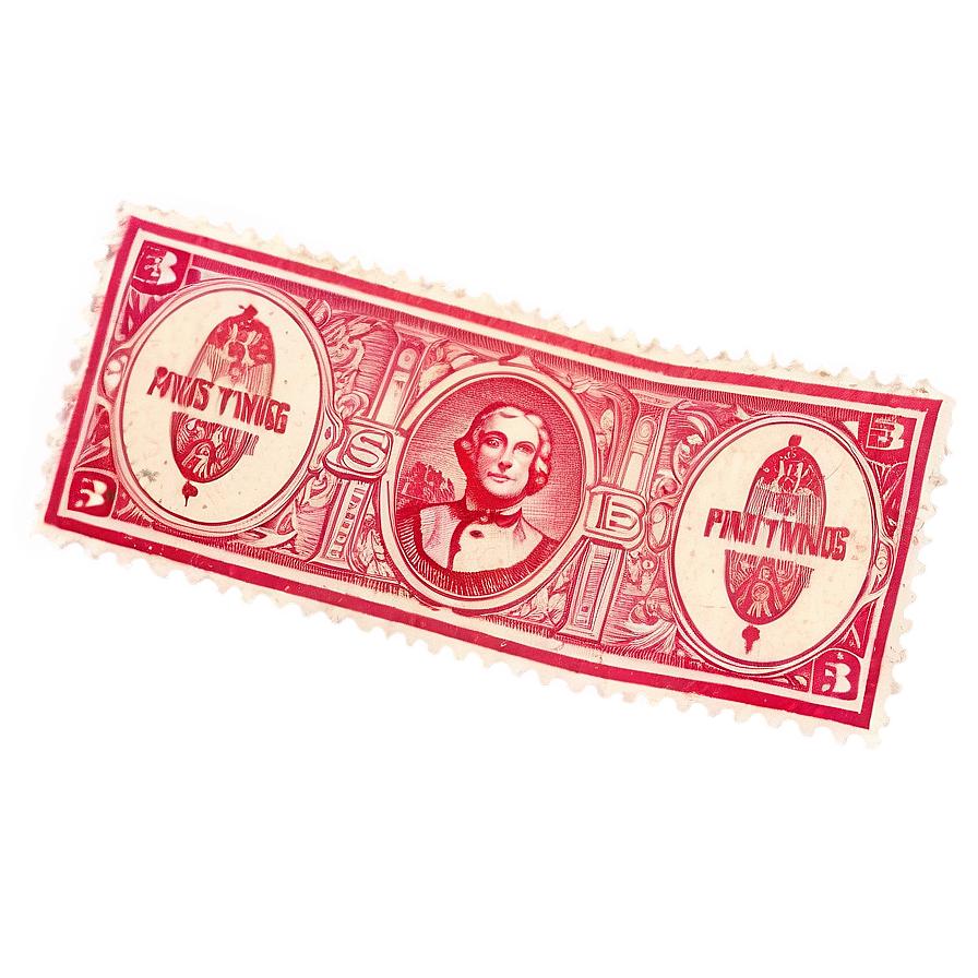 Vintage Stamp Outline Png 06282024 PNG Image