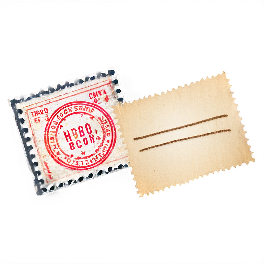 Vintage Stamp Sketch Png Jlo30 PNG Image